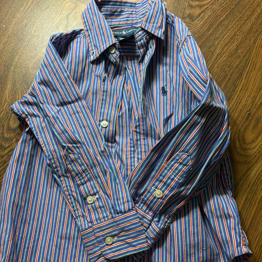 Boys Dress Shirt Size 2t by Ralph Lauren - Picture 2 of 4